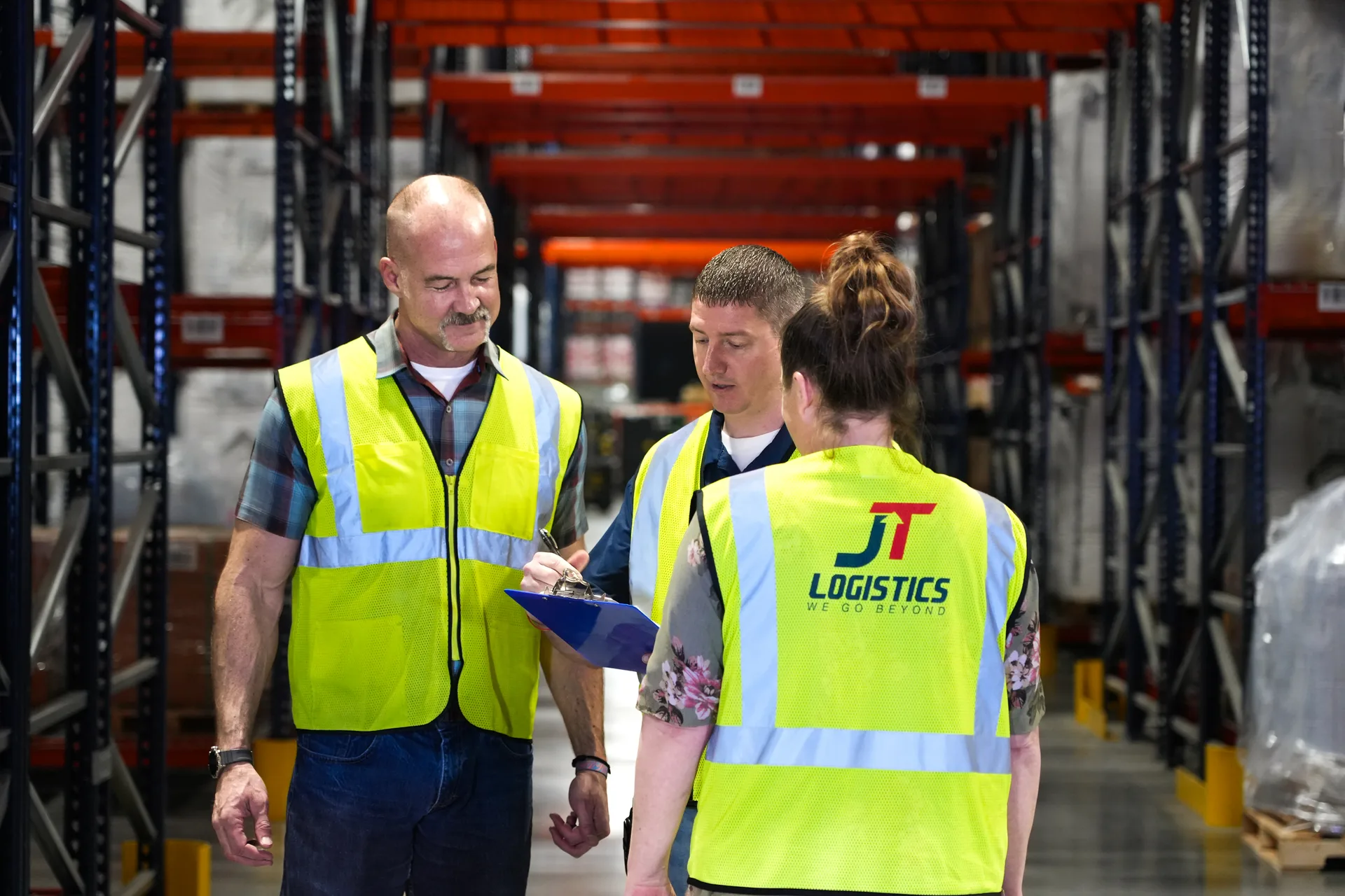 JT Logistics team at work